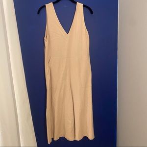 Beige Linen Jumpsuit